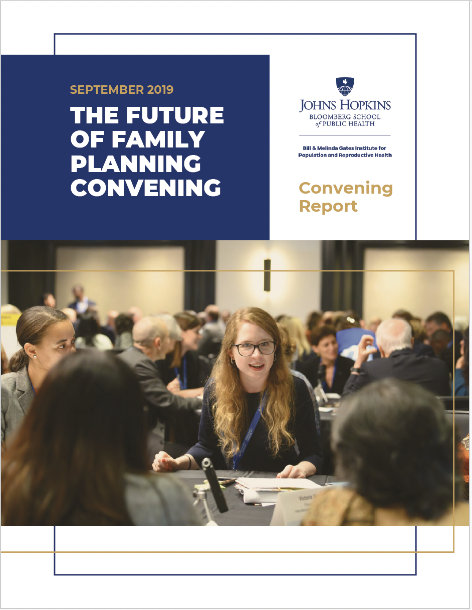 El futuro de la planificación familiar 2019 Informe de la convocatoria
